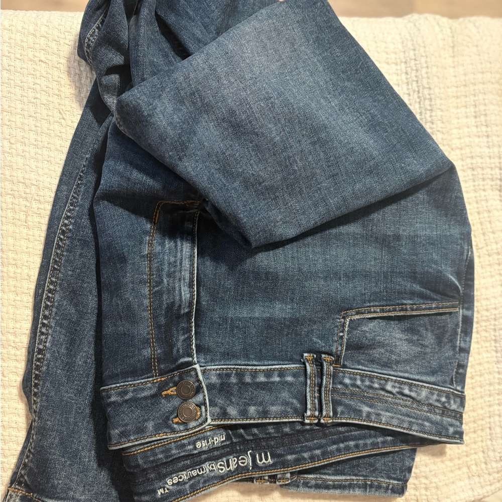 Maurices Blue Relaxed Jeans with Subtle Fading